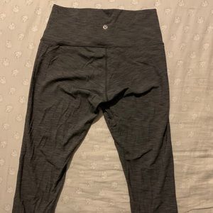 Size 8 lululemon leggings (dark grey)